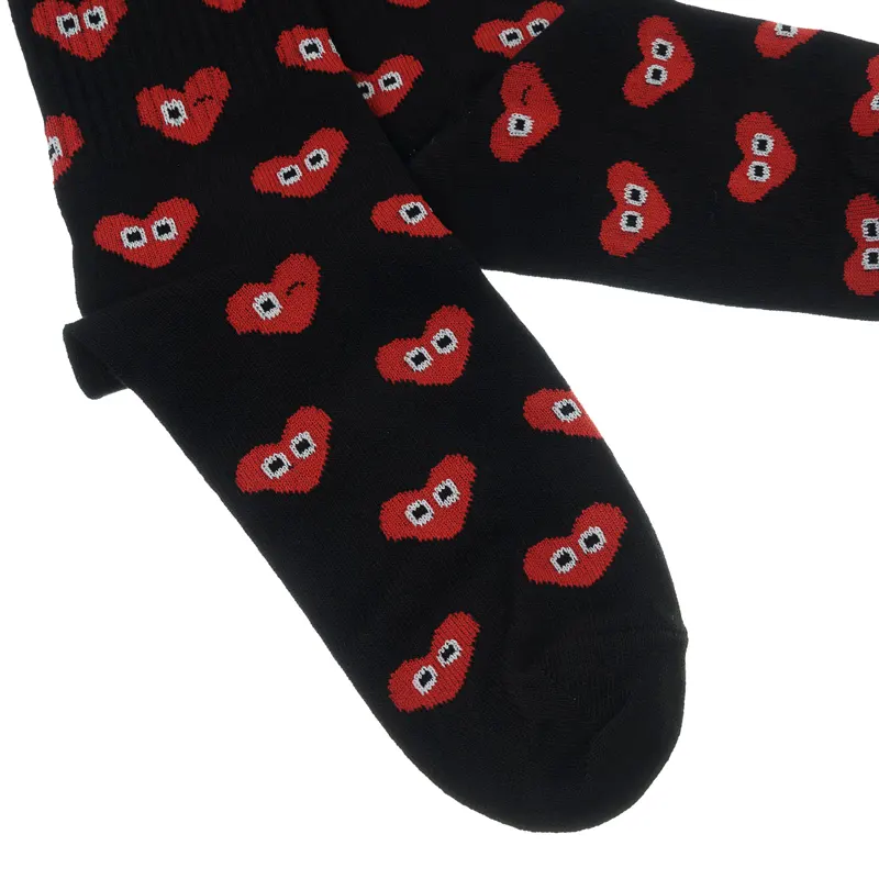 Шкарпетки  "Чорні серця" р. 36-40 2