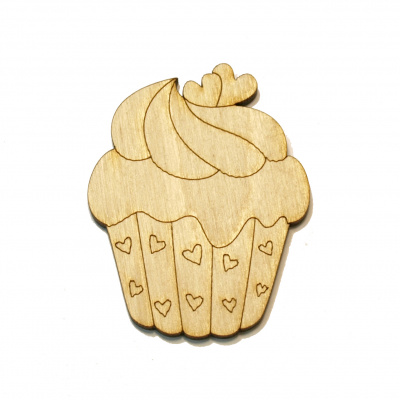 Outlet Заготівка дерев`яна Тістечко, в асортименті, 118(1-4/8-9)/852467