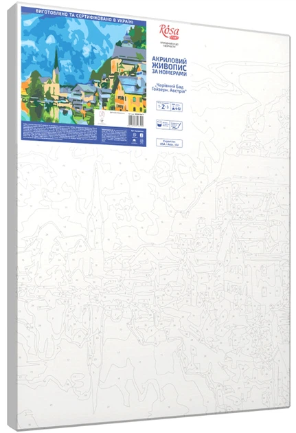 Outlet Набір-стандарт, картина за номерами "Чарівний Бад Гойзерн. Австрія" 35*45 см, N00013477 Rosa Start/1007982 1