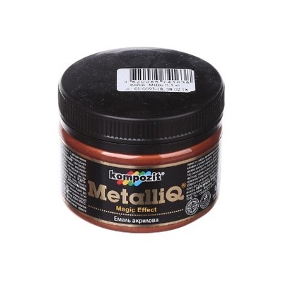 Outlet40 Краска акриловая эмаль Metalliq Kompozit медь 0,1 кг
