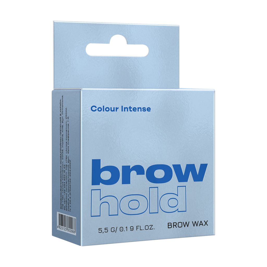 Фіксуючий віск для брів Brow Hold, 5.5 г, 301 прозорий ,Colour Intense 1