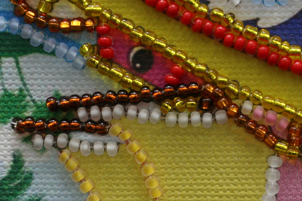 Набор для вышивки бисером "Магнит" Кораблик 2