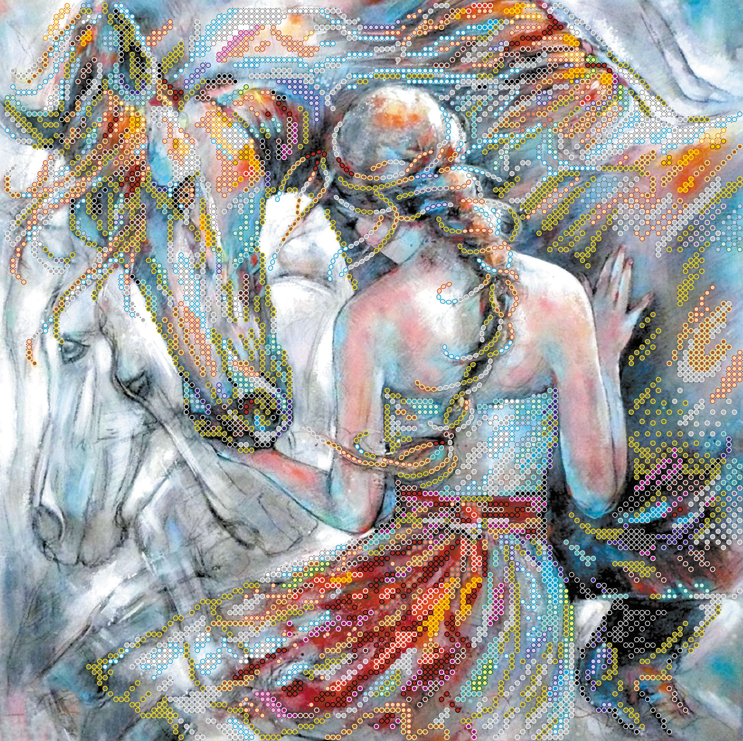 Схема для вышивки бисером "Верный", AC-344