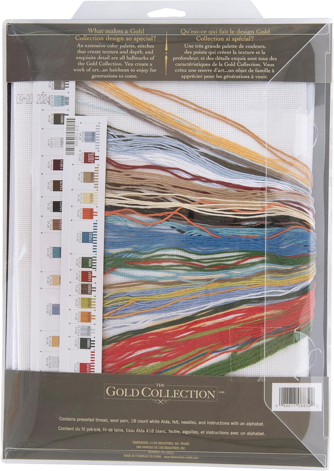 Набор для вышивания крестом "Снеговик и друзья, Snowman & Friends Stocking" Dimensions 2