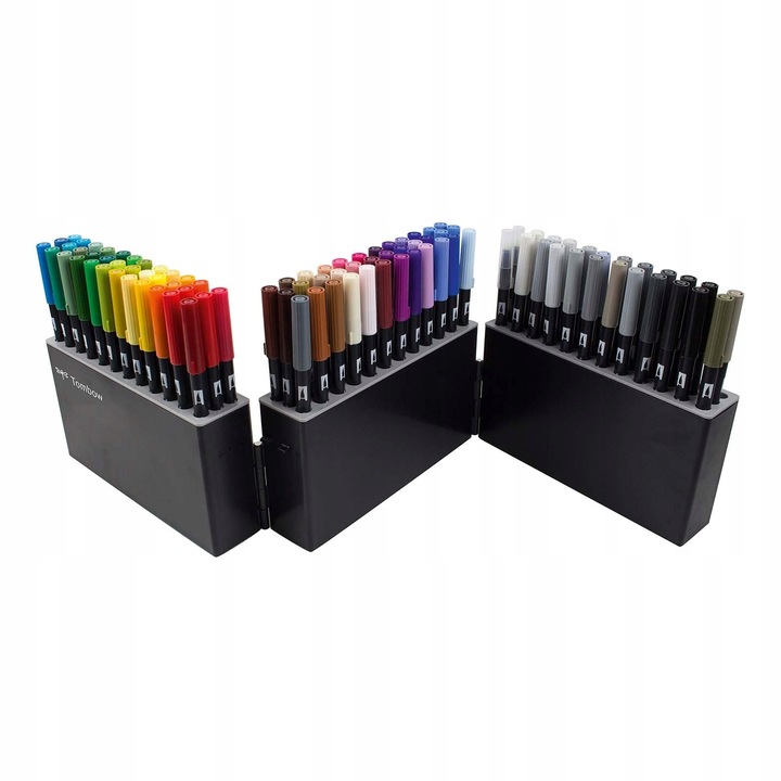 Outlet Набір маркерів двосторонніх Dual Brush Pen 107 кол. +1 блендер, в. кор., ABT-108C ТМ "Tombow"/987109 2