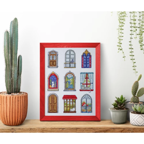 Набор для вышивания крестиком "9 уютных историй", AH-284 6