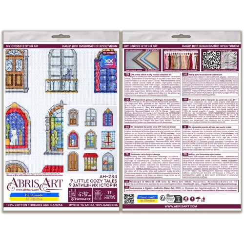 Набор для вышивания крестиком "9 уютных историй", AH-284 2