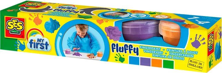 Пальчикові фарби "My first"- Яскрава пінка (4 кольори в пластикових баночках), 14441S