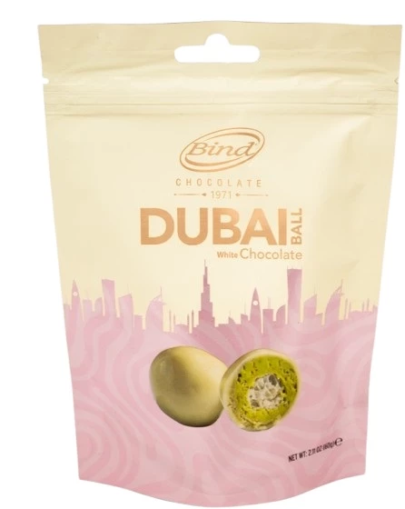 Білий дубайський шоколад з повітряним рисом, BIND ТурП