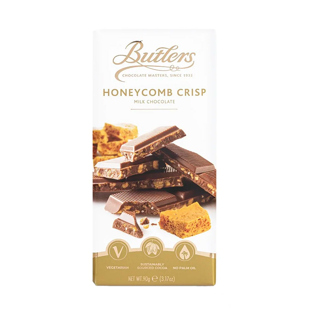Молочний Шоколад з хрусткими медовими сотами, BUTLERS ІрлП