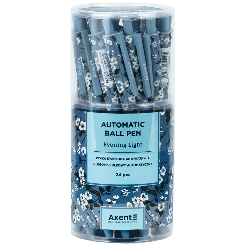 Ручка шариковая автоматическая Evening Light, синяя, AB1092-06-A 1