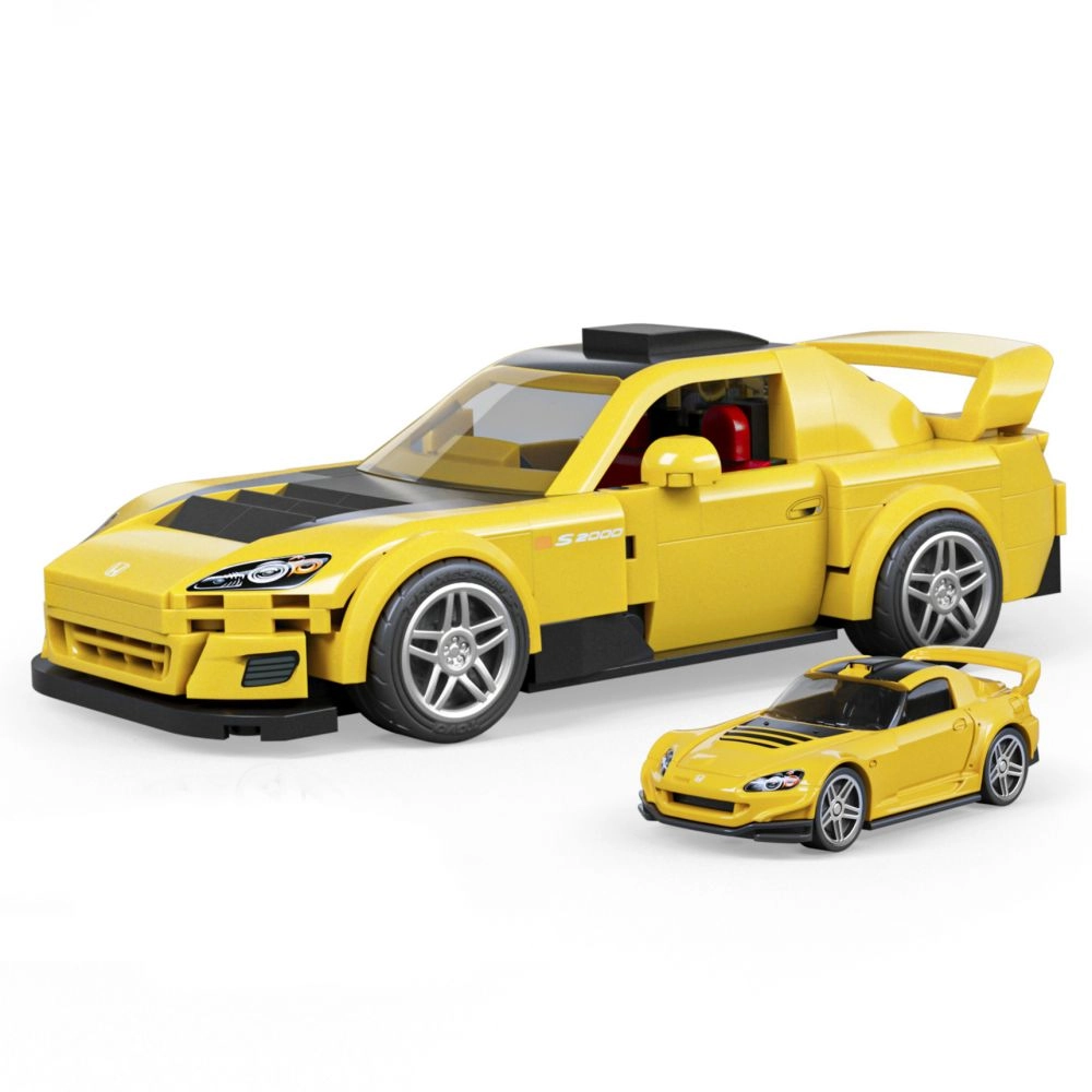 Колекційна машинка-конструктор "Honda S2000" серії "Speed" Mattel Brick Shop, JFR88 1