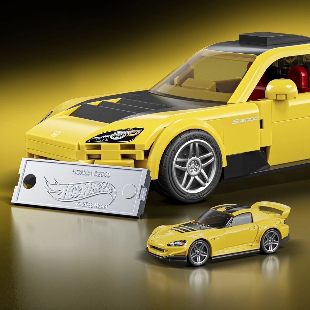 Колекційна машинка-конструктор "Honda S2000" серії "Speed" Mattel Brick Shop, JFR88 5