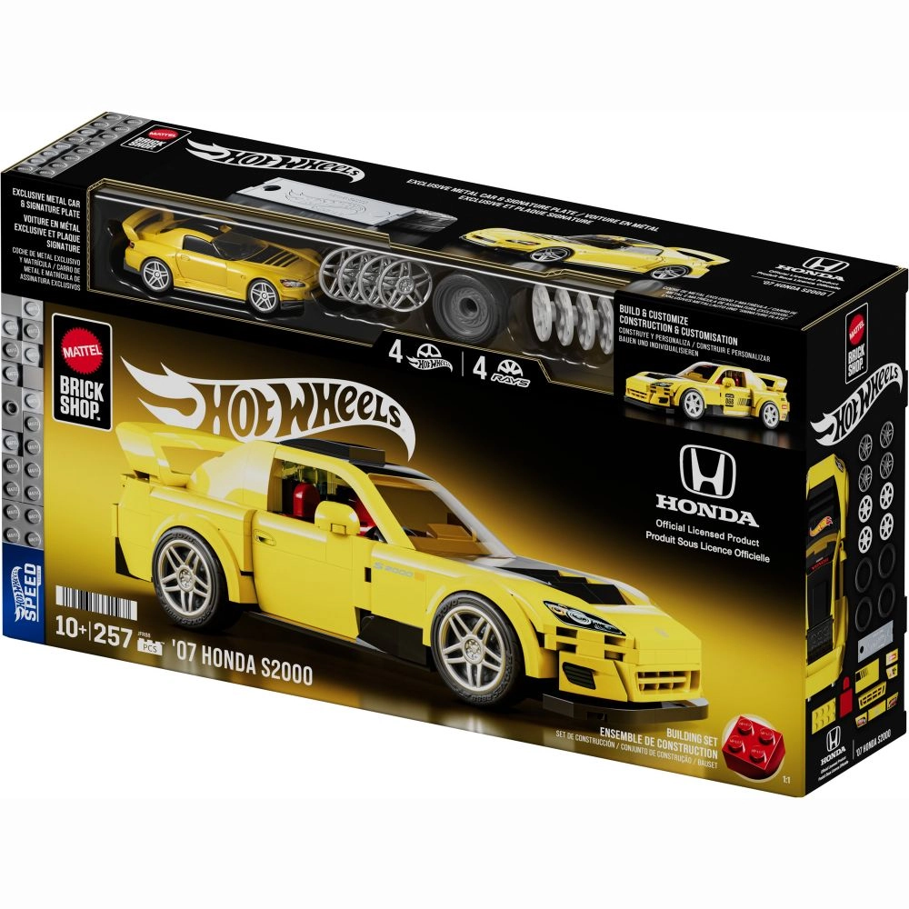 Колекційна машинка-конструктор "Honda S2000" серії "Speed" Mattel Brick Shop, JFR88 7