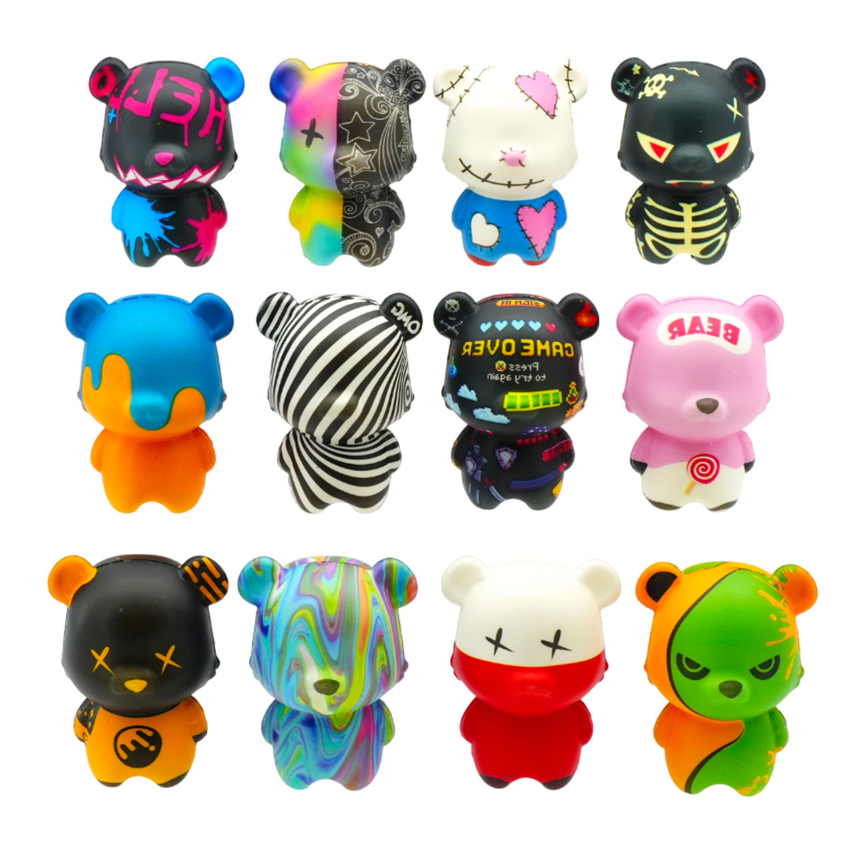 Іграшка-сквіш Tiki Wiki  – Тікі Хайпові Ведмедики (у диспл.), SQ027 1