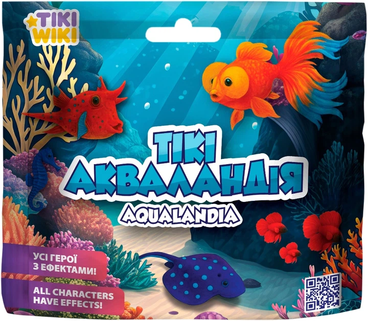 Стретч-іграшка у вигляді тварини "Tiki Wiki" – Тікі Акваландія (у диспл.), SQ001