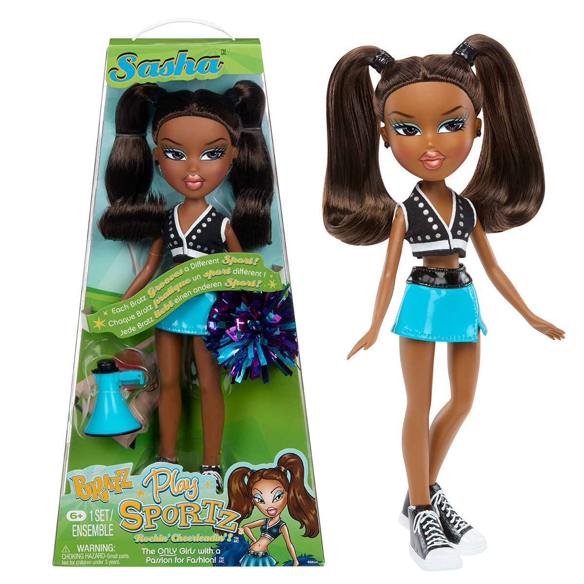 Игровой набор BRATZ серии "Play Sportz" – ЧИРЛИДЕРКА САША (с акс.), 569565