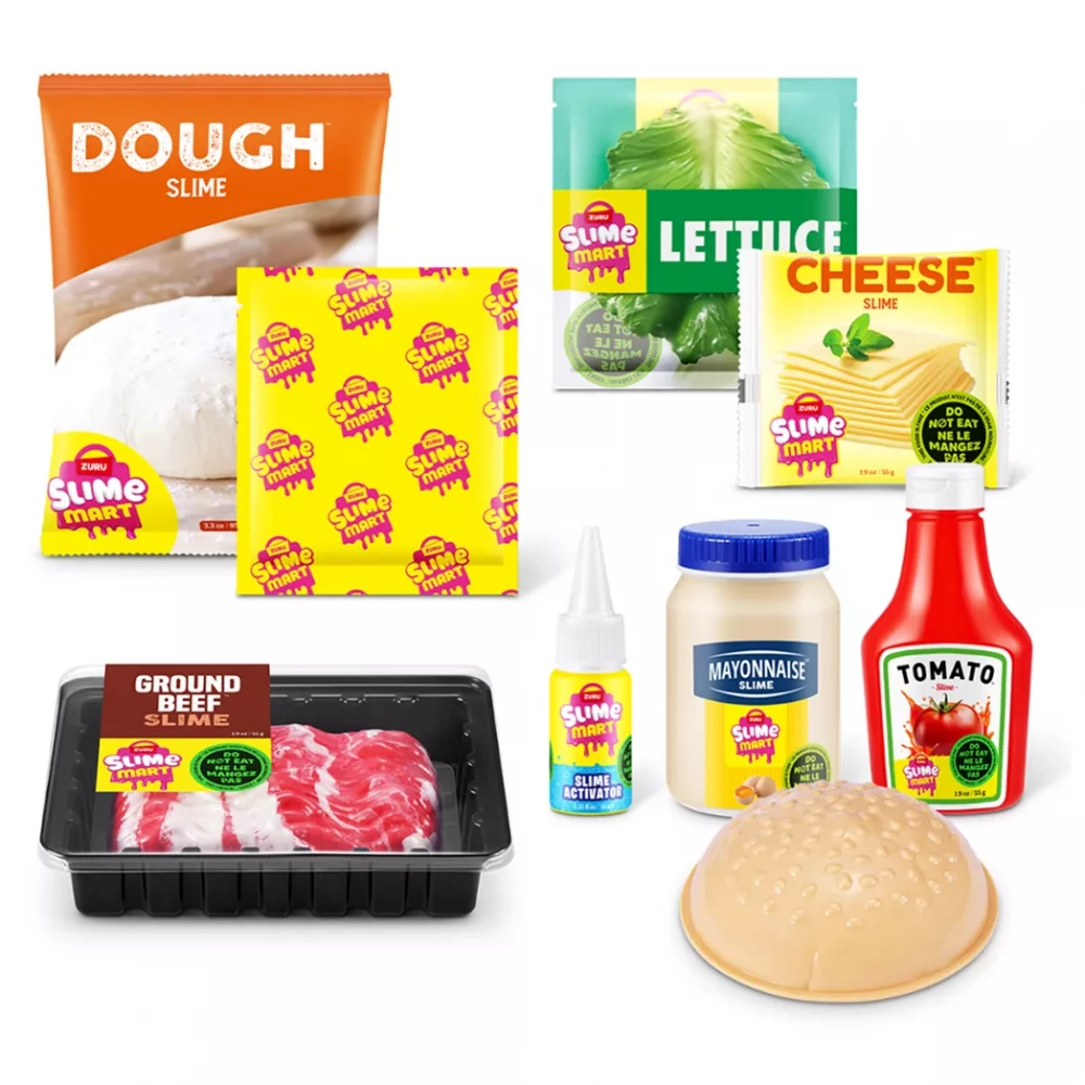 Ігровий набір зі слаймами SLIME MART серії "Shopping Basket" – БУРГЕР, 15905А 2