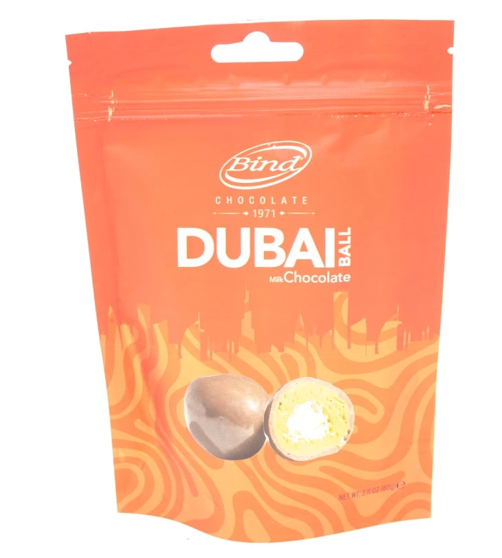 Молочный дубайский шоколад с воздушным рисом, BIND ТурП
