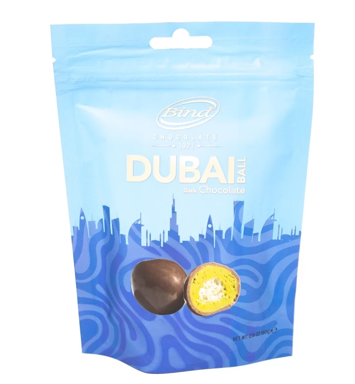 Чорний дубайський шоколад з повітряним рисом, BIND ТурП