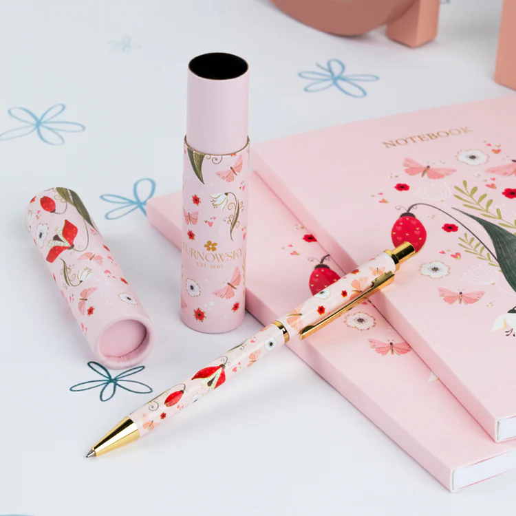 Ручка шариковая автоматическая Secret Garden, синяя, AB1107-02-1-A-TR 3