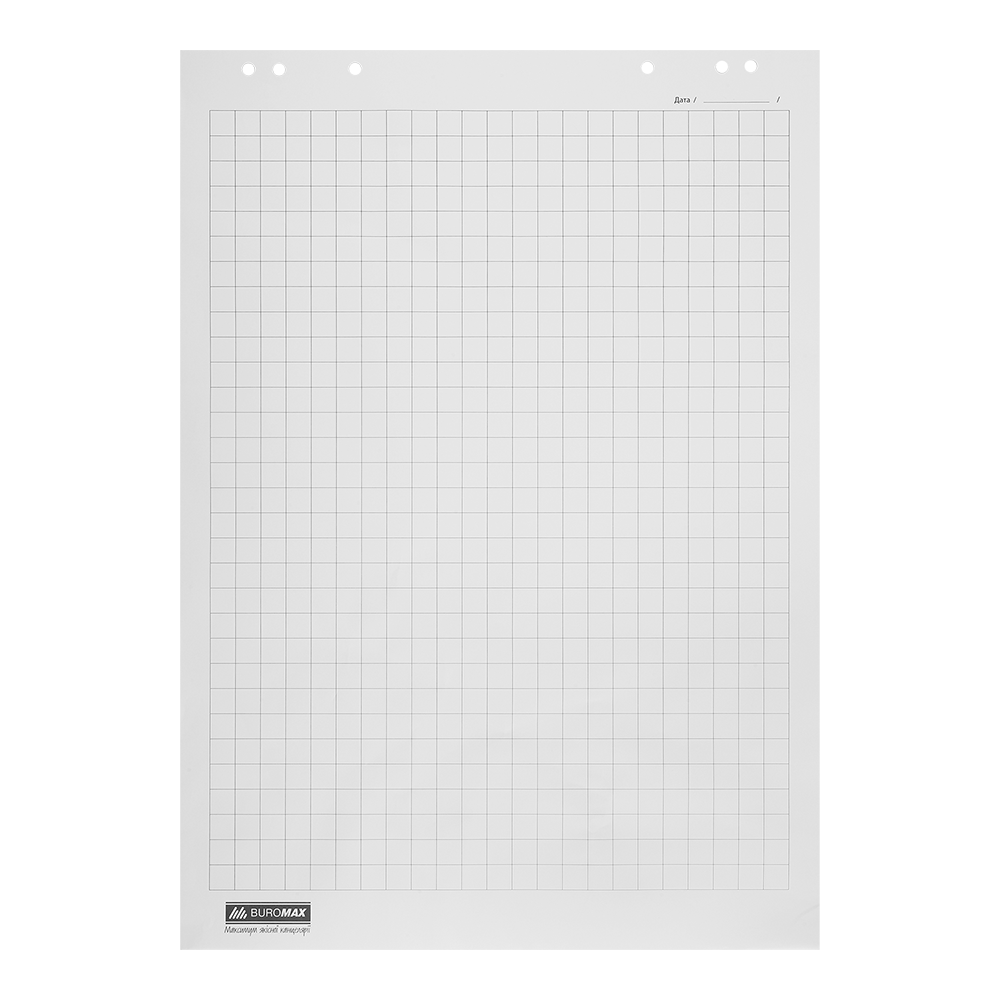 Блок бумаги для флипчарт 30л 64*90 клетка ВМ 2299