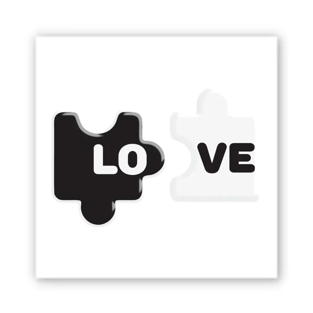 3D-стікер "Love Puzzle"