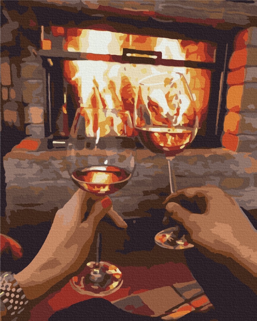 Картина за номерами 40*50 см "Вечір для двох", BS51816