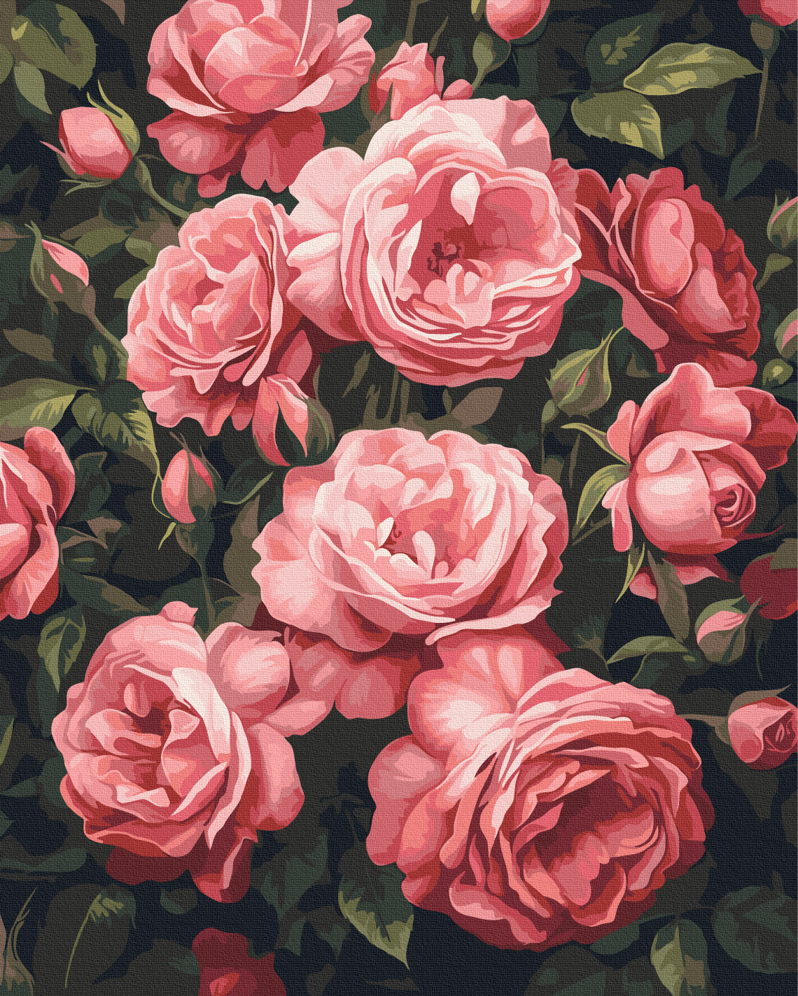 Картина по номерам 40*50 см «Ароматный куст пионов», BS54275