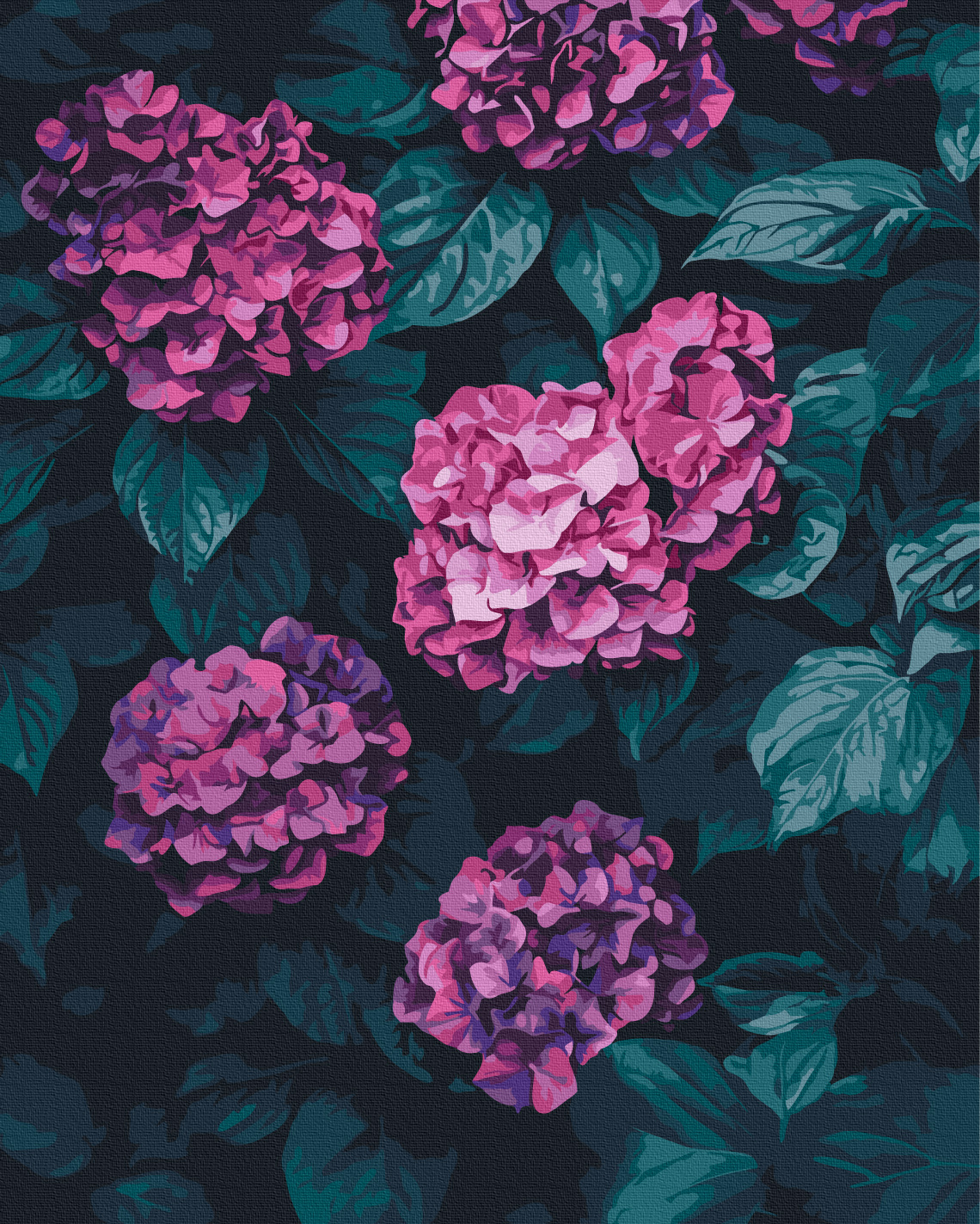 Картина за номерами 40*50 см "Казкова гортензія", BS54274