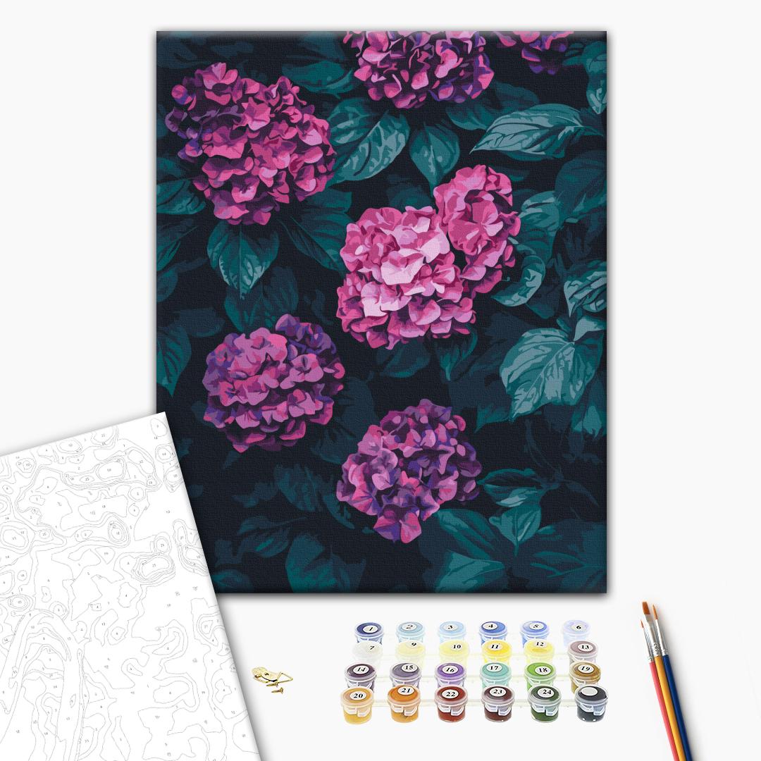Картина за номерами 40*50 см "Казкова гортензія", BS54274 1