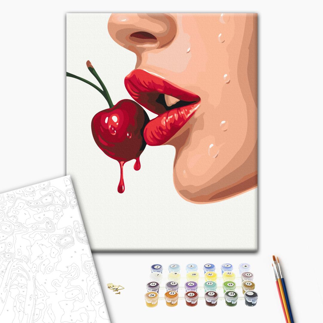 Картина за номерами 40*50 см "Спокусливий червоний", BS54340 1