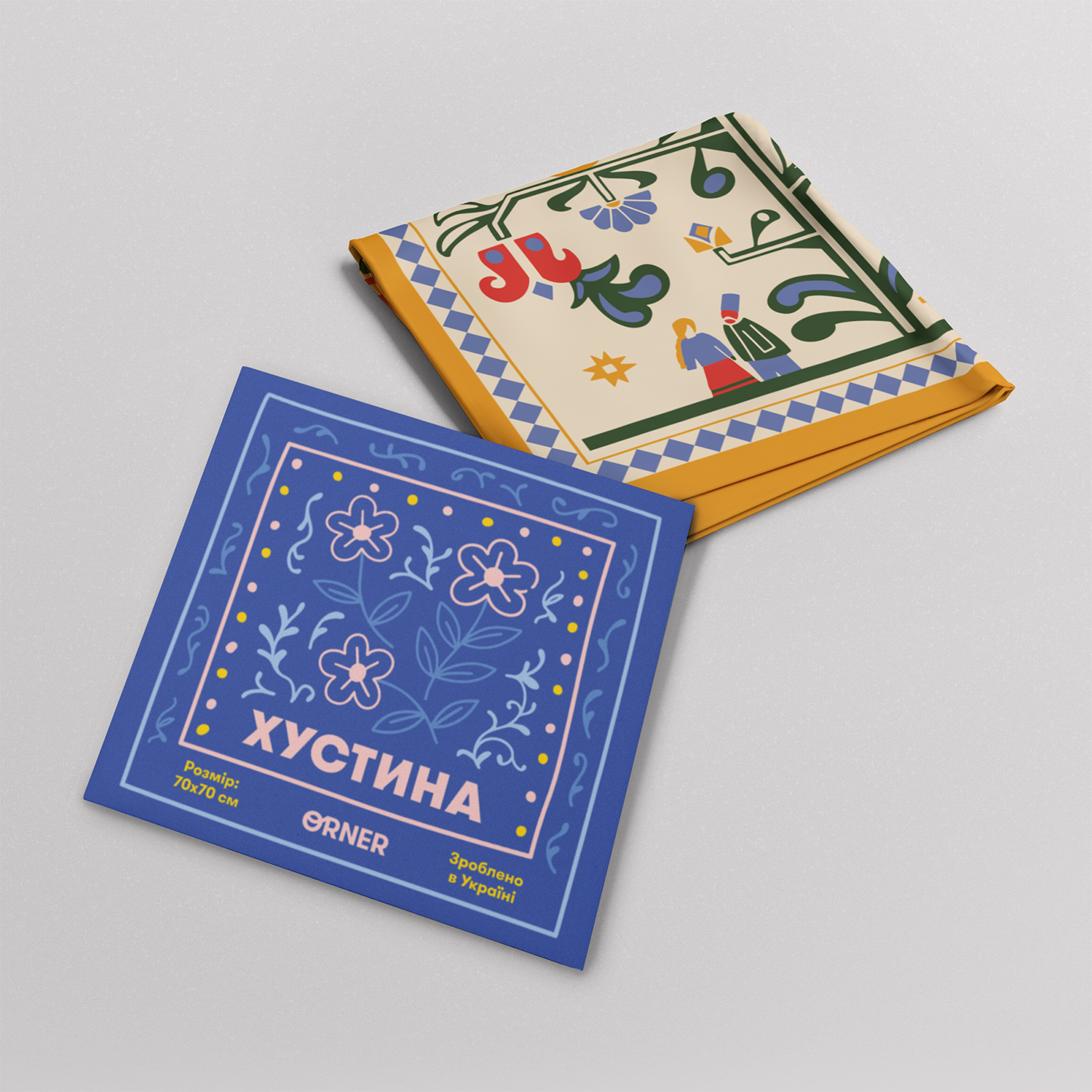 Платок «Дерево жизни» бежевый, orner-3046 3