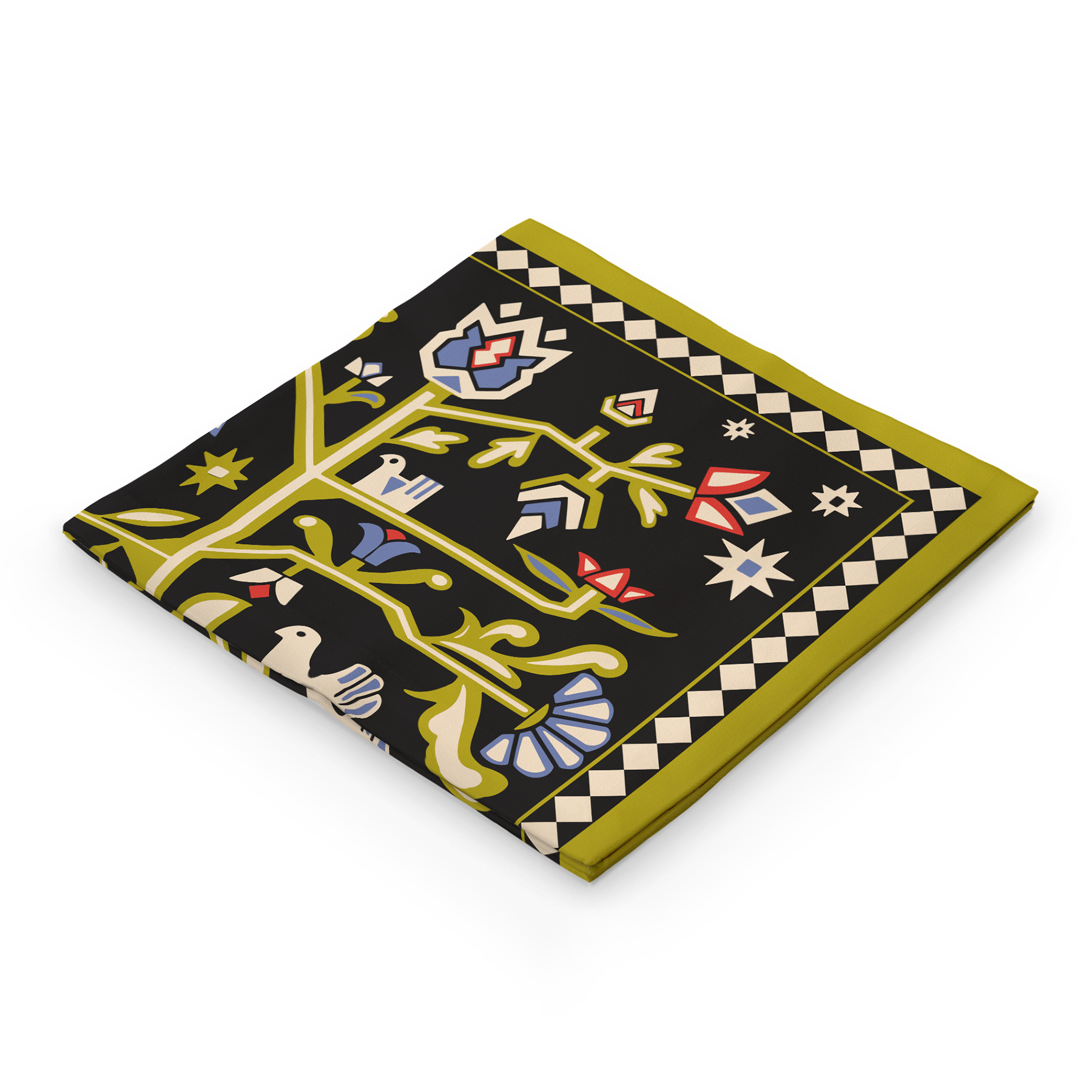 Платок «Дерево жизни» черный, orner-3050 2