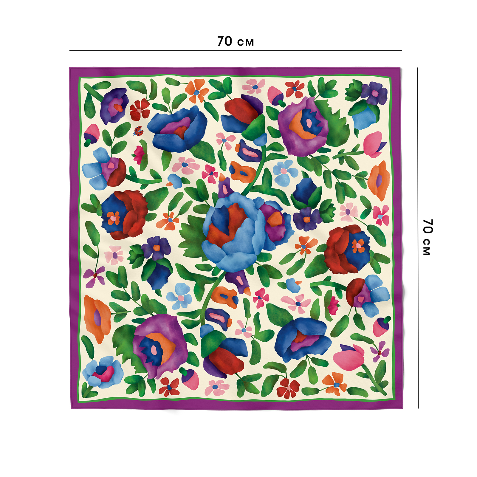 Платок «Цветы», orner-3042 1