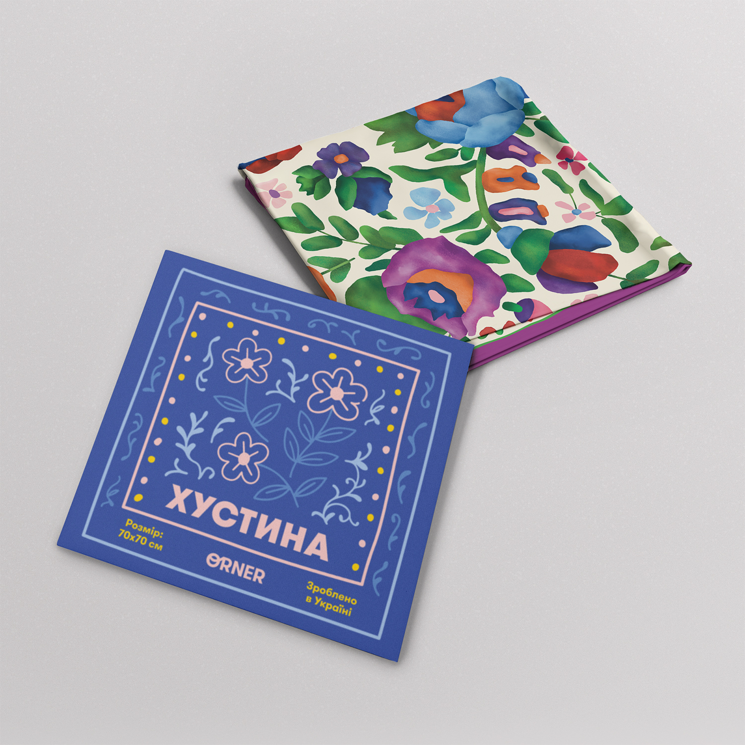 Платок «Цветы», orner-3042 3