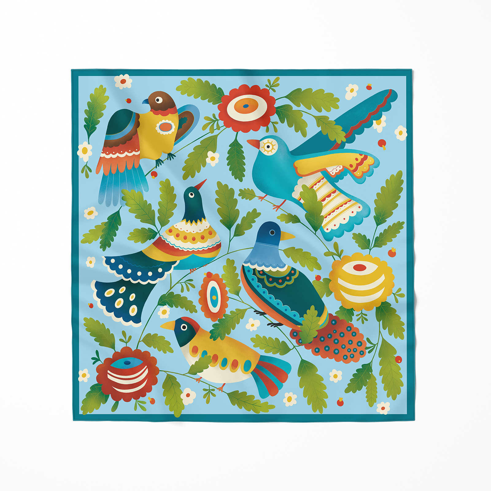 Платок «Щебет», orner-3041