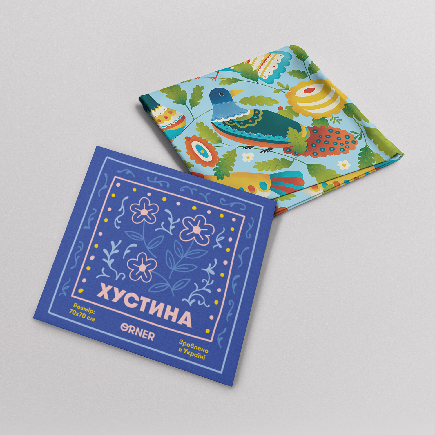 Платок «Щебет», orner-3041 3