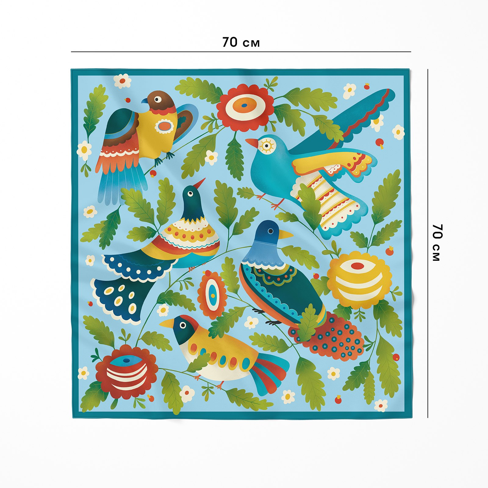 Платок «Щебет», orner-3041 1