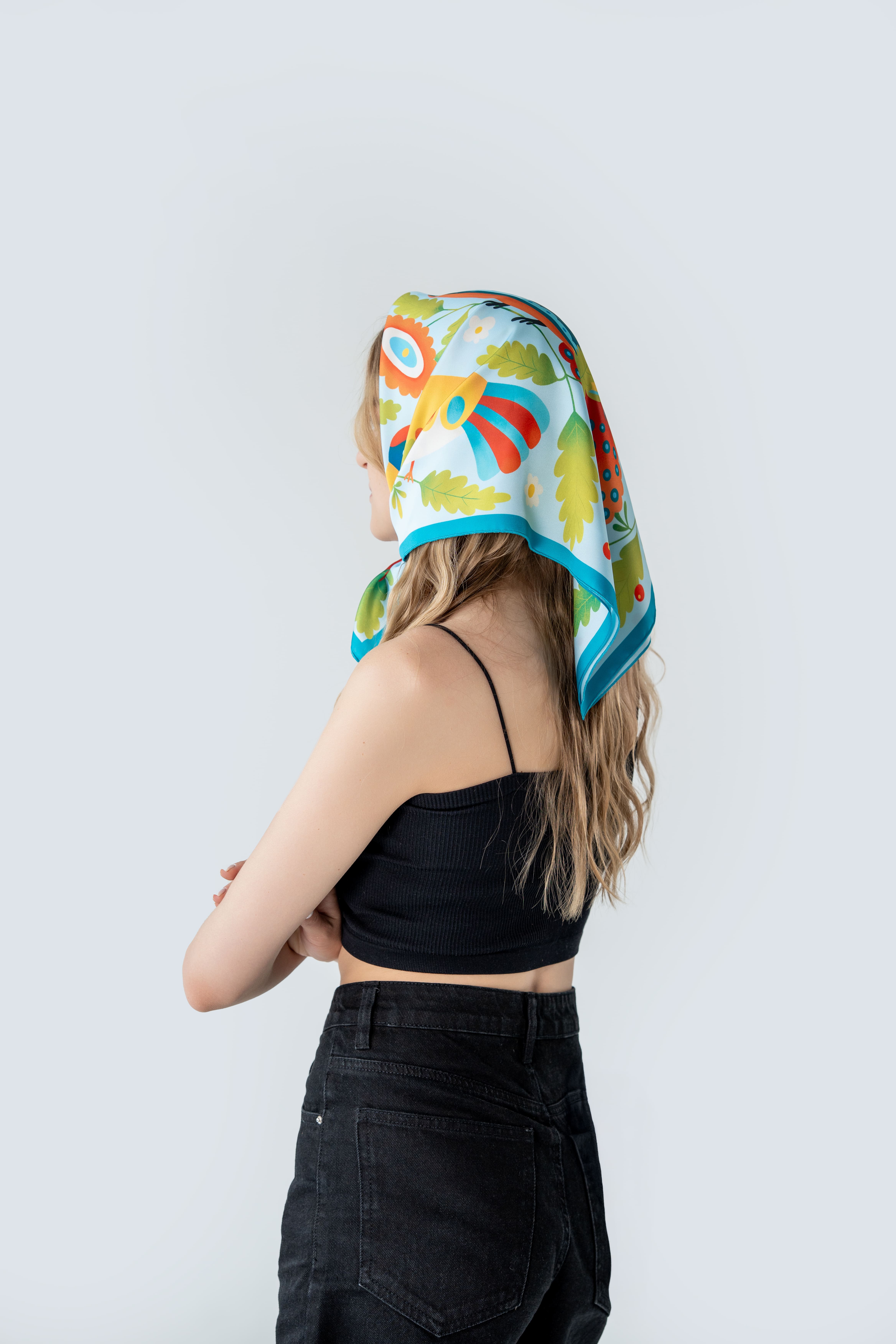 Платок «Щебет», orner-3041 5