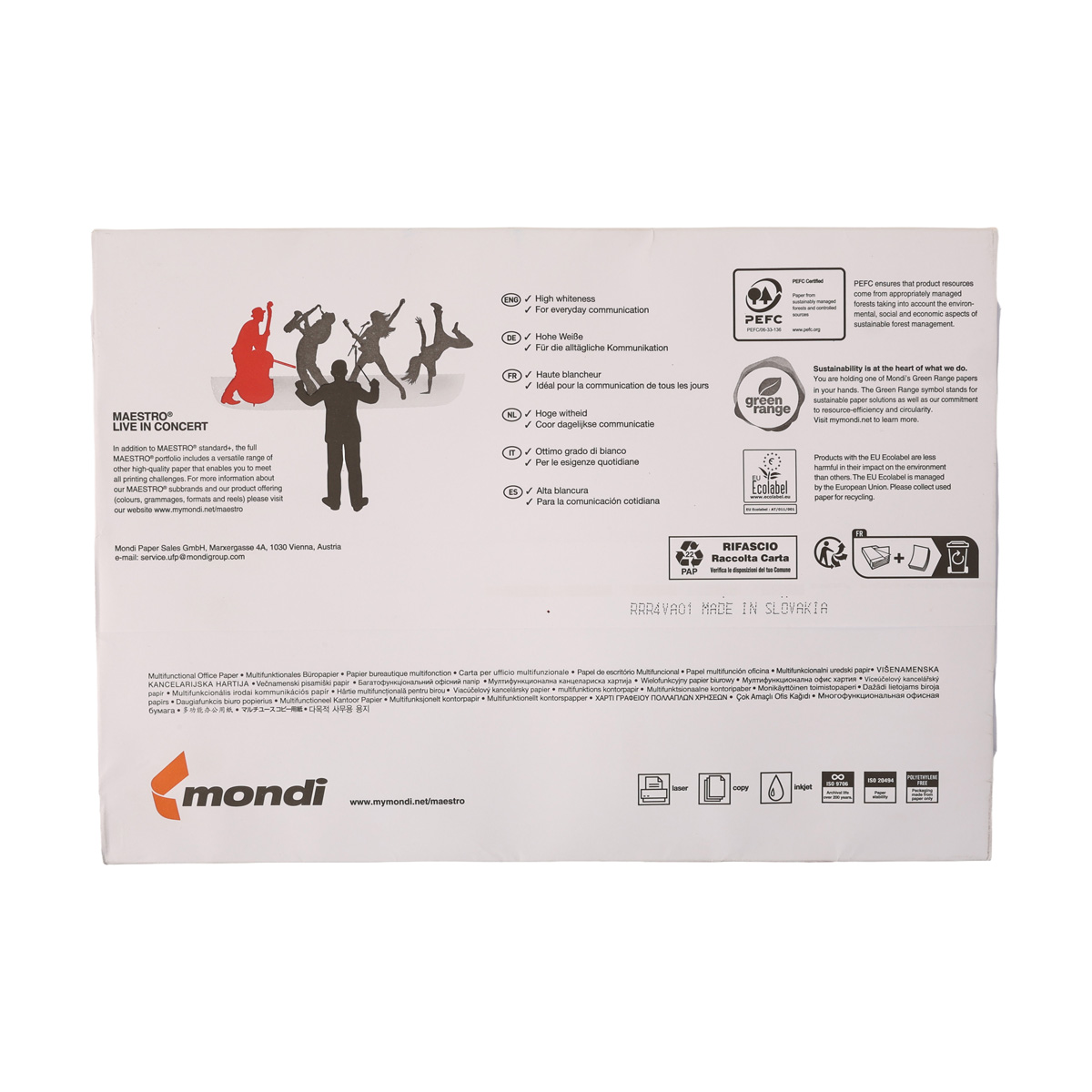 Папір А3 500 арк. 80 г/м2 Маестро (Словаччина), 16.1927/16.3577 (151066,150038) 1
