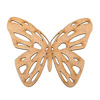 Заготівка дерев’яна Метелик "Весна", 8*10 см, Б9