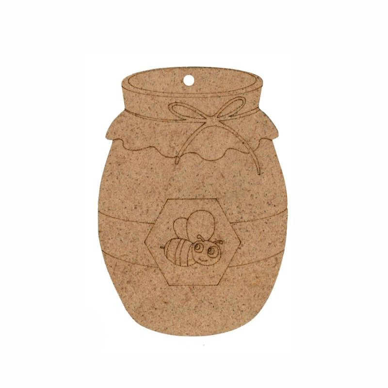 Заготівка Баночка 1, ДВП, 6,3*9 см, 1 шт, Rosa Talent (5)