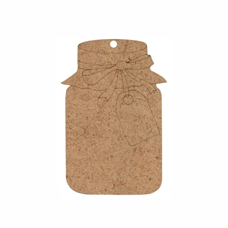 Заготівка Баночка 2, ДВП, 6*9 см, 1 шт, Rosa Talent (5)