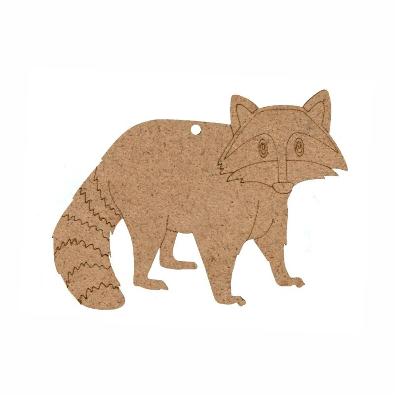 Заготовка Енот, ДВП, 10*7,5 см, 1 шт, Rosa Talent (5)