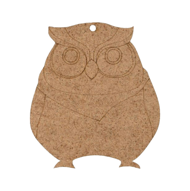 Заготовка Сова, ДВП, 7*8 см, 1 шт, Rosa Talent (5)