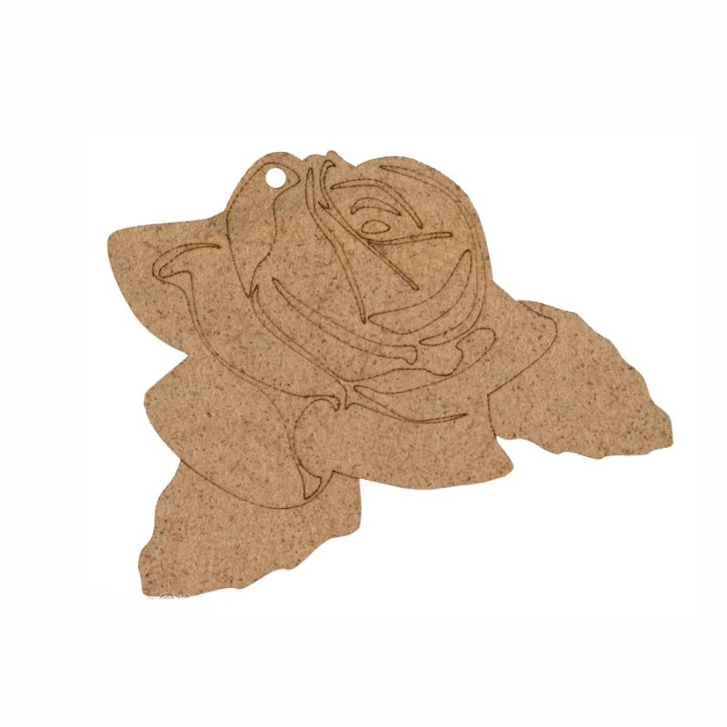 Заготовка Роза 2, ДВП, 9*6,5 см, 1 шт, Rosa Talent (5)