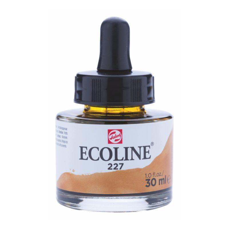 Outlet Фарба акварельна рідка Ecoline, Охра жовта, 30 мл, 227 Royal Talens/1008680