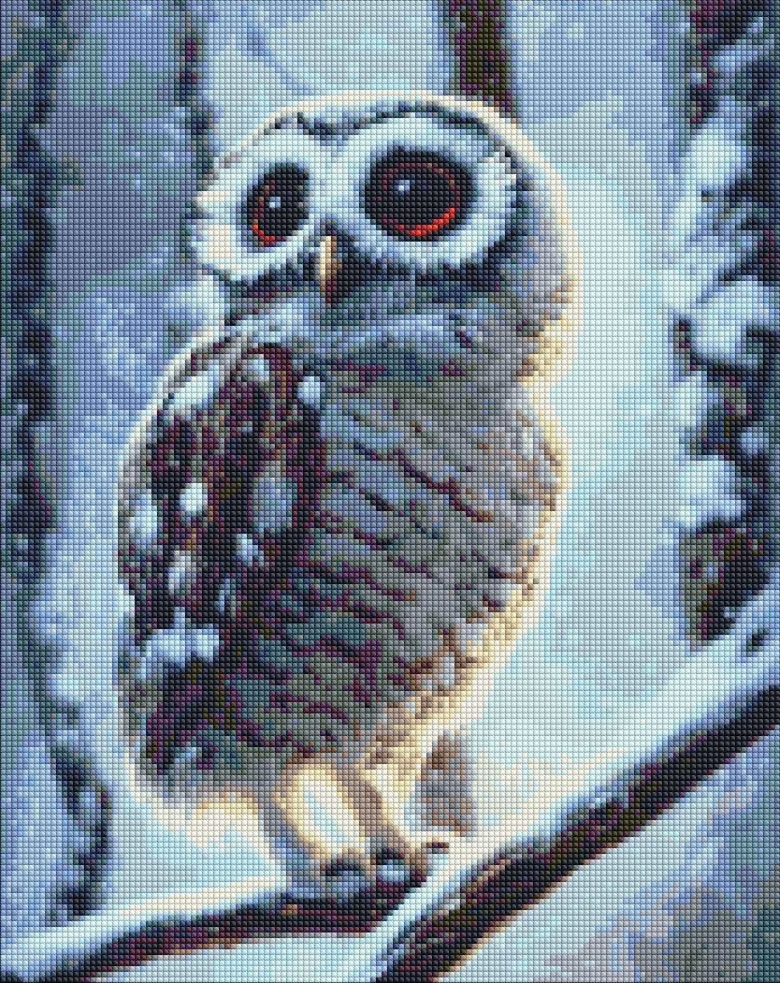 Набір з алмазною мозаїкою "Диво-cова" 40*50 см, AMO7321 ТМ "Ідейка"