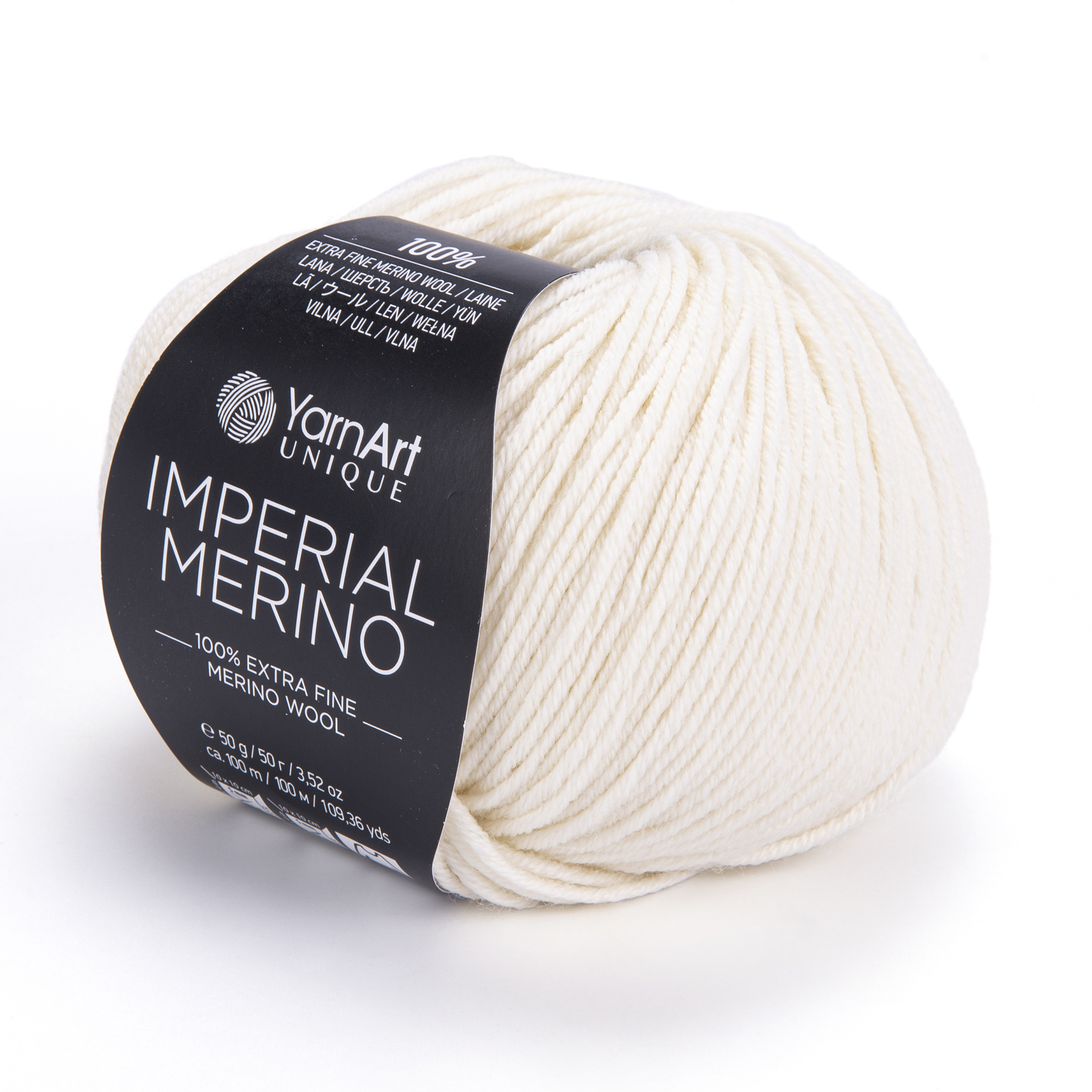 Пряжа мериносова вовна 3303-Ніжний крем, ТМ Yarn Art - Imperial Merino